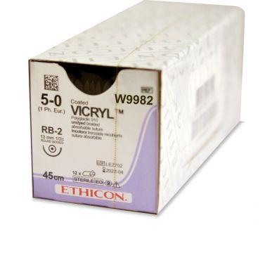 ������ ���� 5/0 (45 ��, 13 �� �������, �/��� 1/2, ���.), VCP 9982H (��:36 ��)/ Ethicon