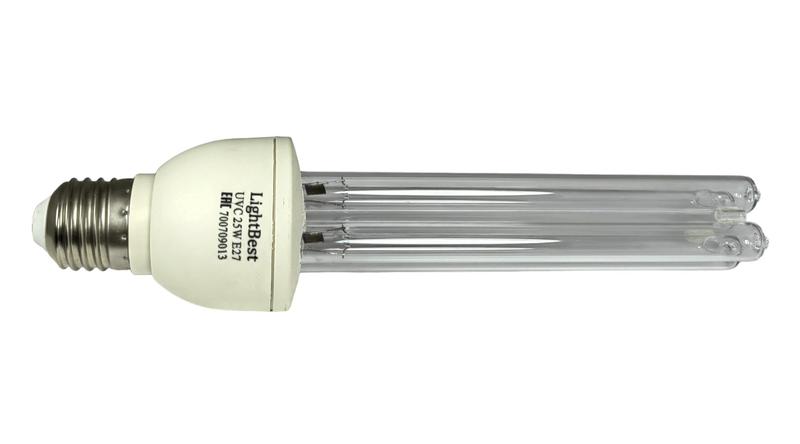   25W 220V E27 LightBest UV-C,    802