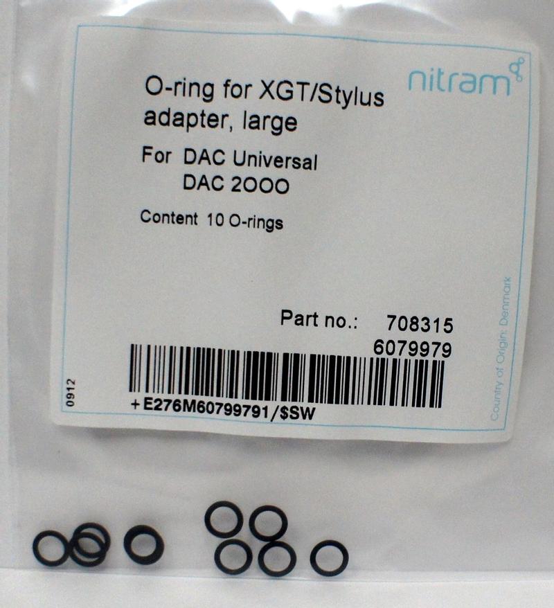 O-ring большое кольцо к адаптеру наконечника XGT/Stylus для DAC Universal
