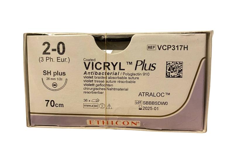 ������ ���� 2/0 (70 ��, 26 �� ������� SH, ���������� 1/2, ���.), VCP 317H (��:36 ��)/ Ethicon (������ w9121)