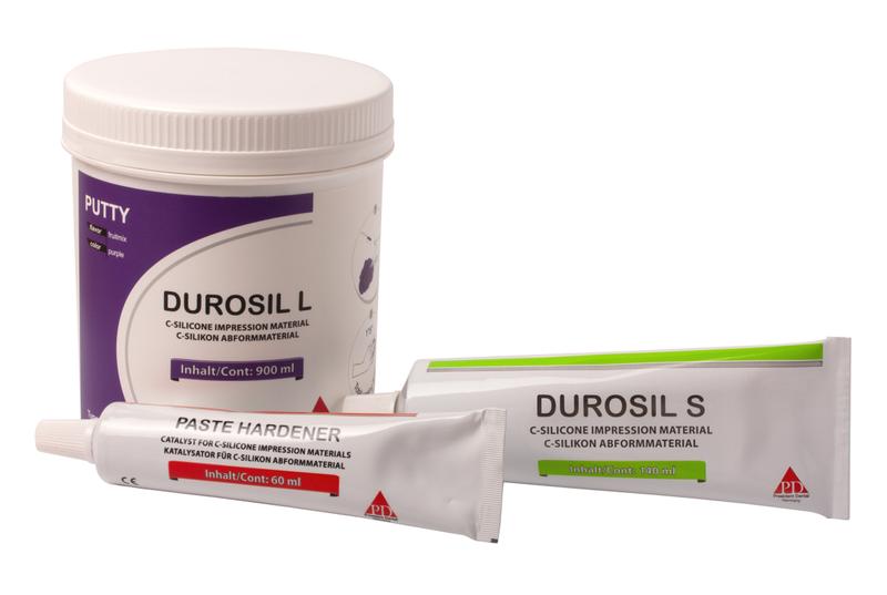 - ,  Durosil L Putty +Durosil S Light Body +Paste Hardener/ (900+140+60)/ President Dental