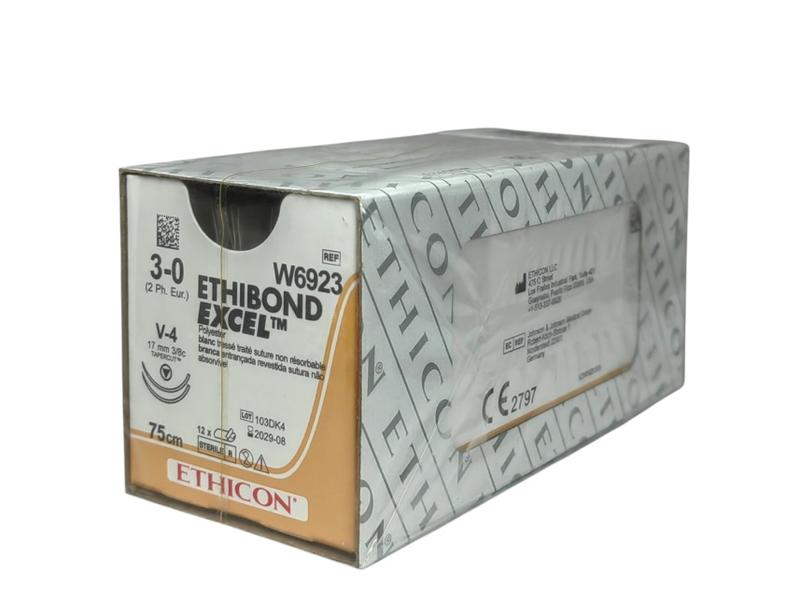   2 (3/0), .75 ,   17 ,  V-4, 12, W6923 / Ethicon