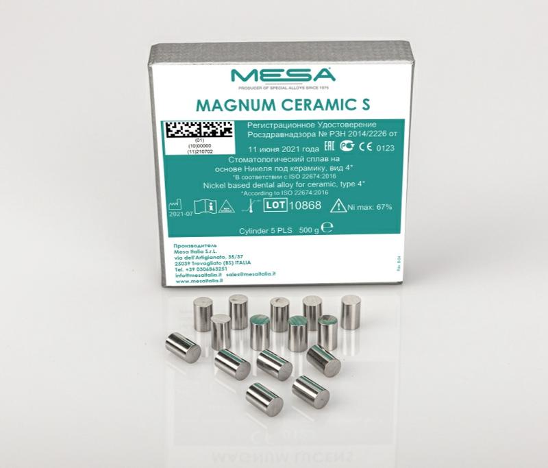  Mesa Magnum Ceramic S  , Ni (67%), Cr (24%), Mo (10%) 1,  