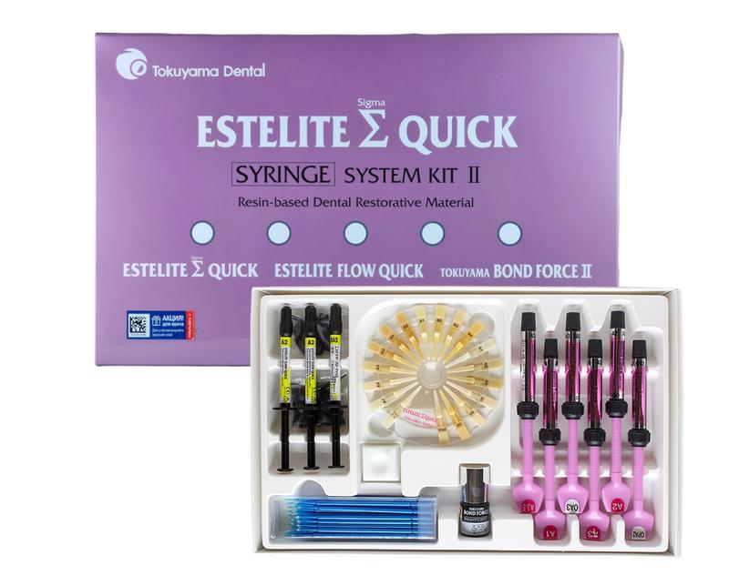   ,  9   (Estelite Sigma Quick System Kit II)  1,2,3,3,5,3,2,   2,3,3,   5 / Tokuyama